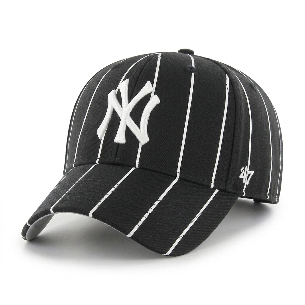 New York Yankees '47 Brand MVP - Navy Pinstripe - Product Image