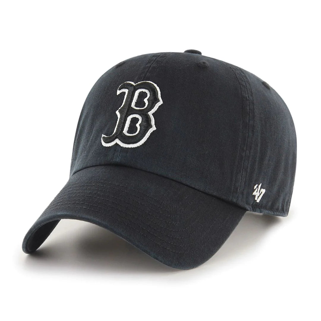 Boston Red Sox Socks '47 Brand Clean Up - Black - Product Image