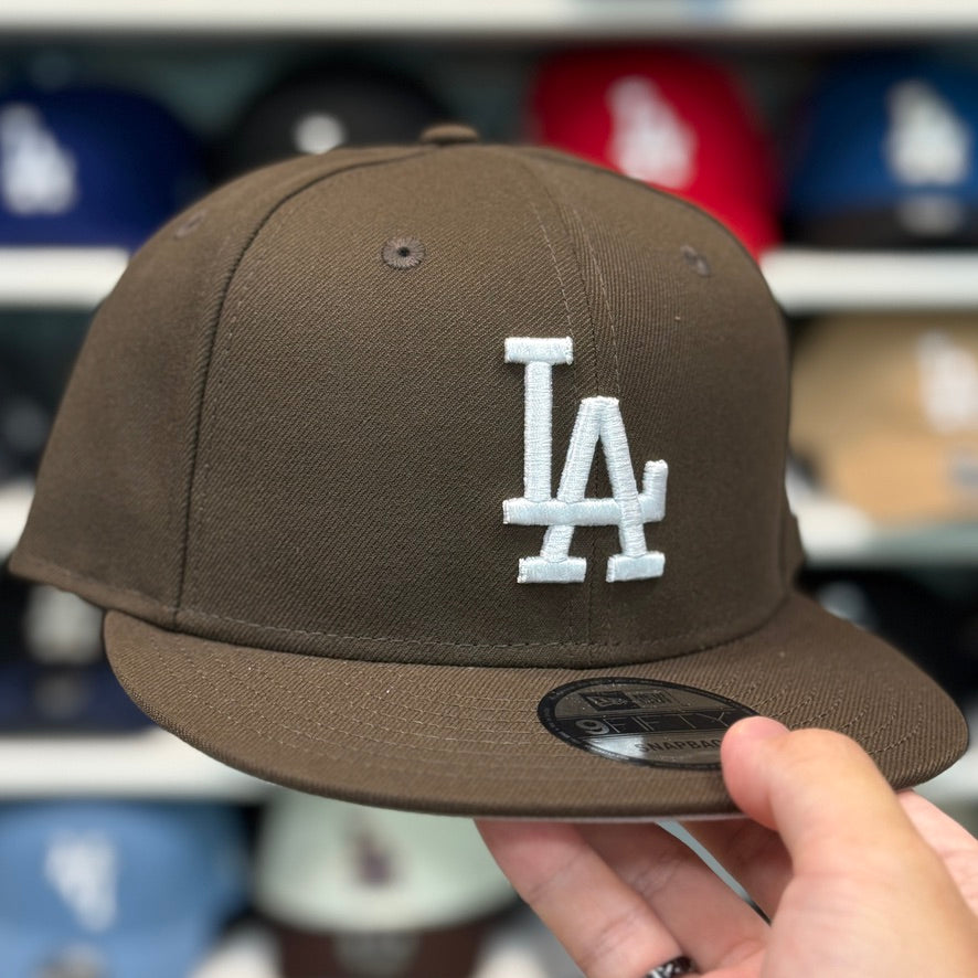 New Era Los Angeles Dodgers Brown 9FIFTY Adjustable Snapback Hat