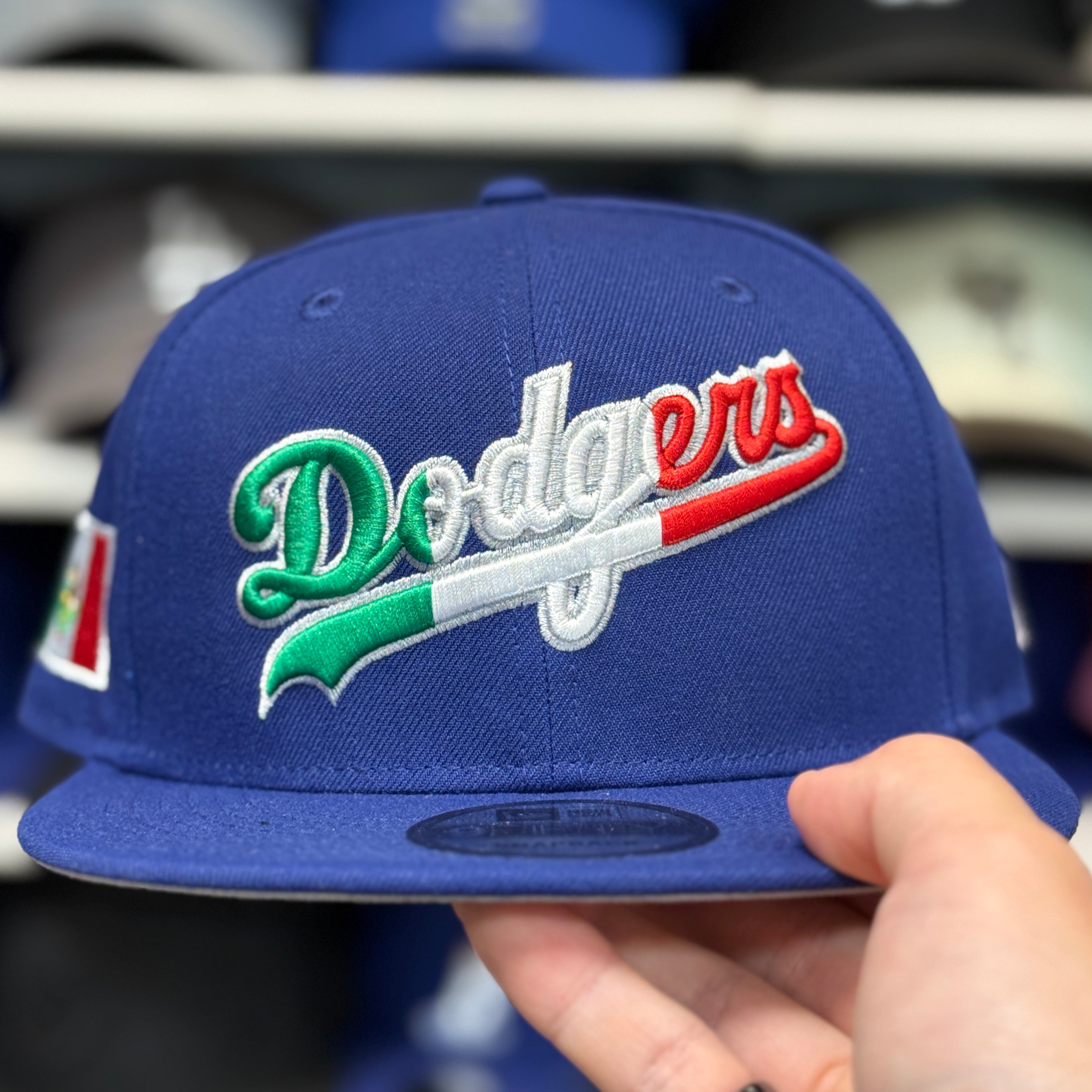 New Era Los Angeles Dodgers 'Mexico Themed Script' Blue 9FIFTY Snapback - Product Image