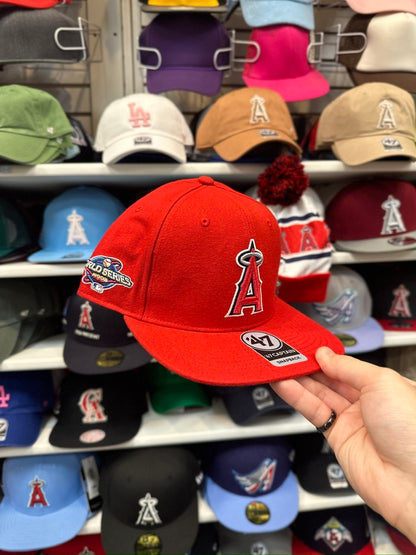 LA Angels MLB World Series | '47 Brand Captain Snapback | Red