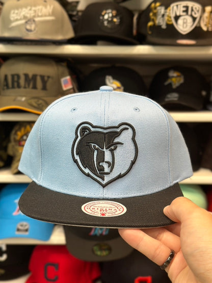 Vancouver Grizzlies NBA Snapback | Mitchell & Ness Original Fit | Light Blue/Black