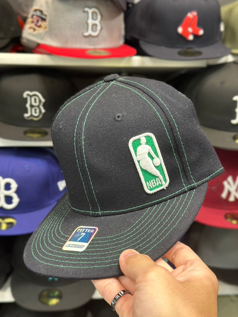 Boston Celtics NBA Fitted Hat | Vintage Reebok | Black | Size 7