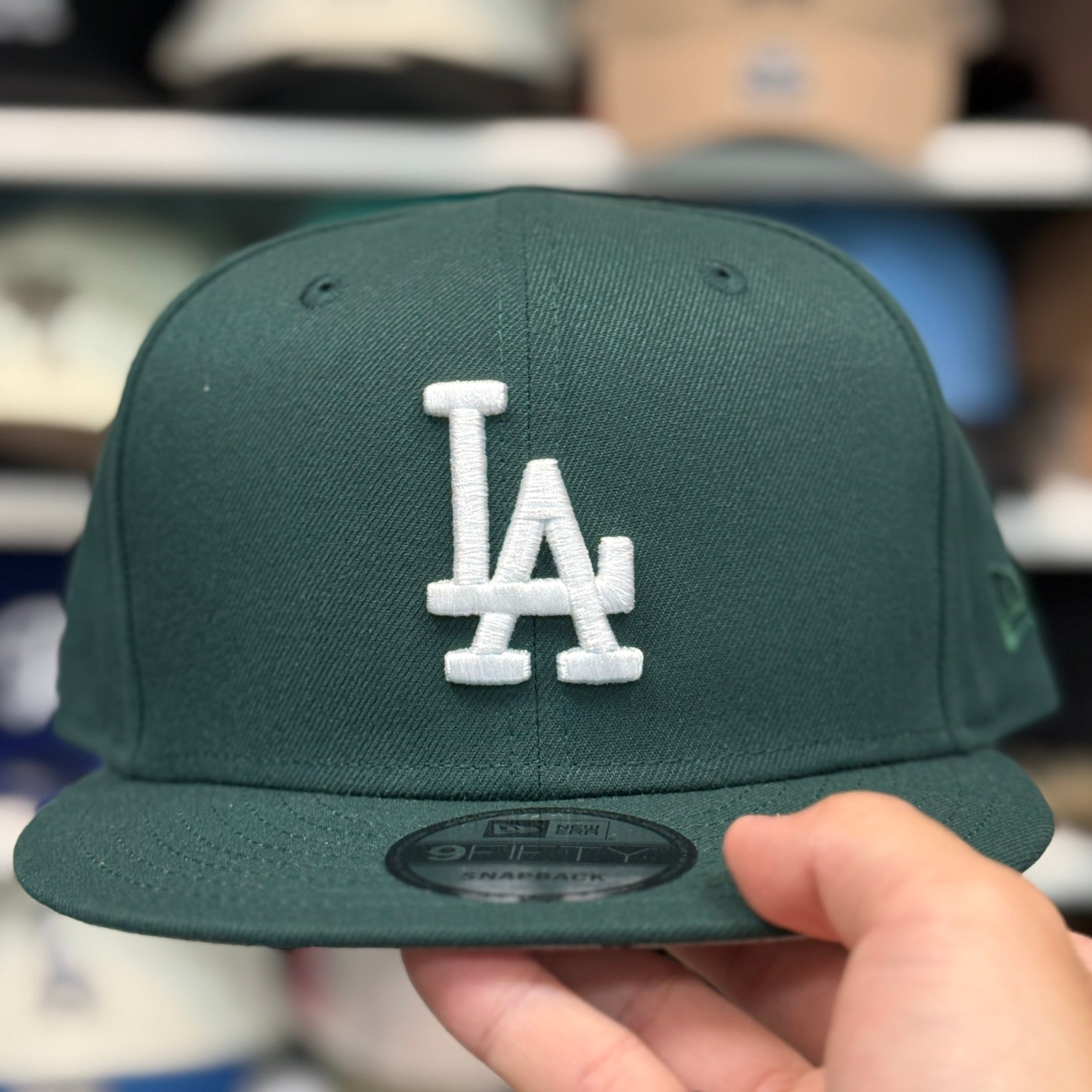 New Era Los Angeles Dodgers Dark Green 9FIFTY Snapback - Product Image