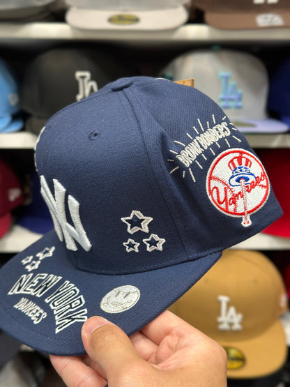 New York Yankees MLB Celebratory Patch | Mitchell & Ness Snapback | Navy