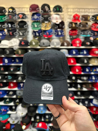 LA Dodgers MLB Dad Cap | '47 Brand Clean Up Adjustable Curve Hat | Color Options