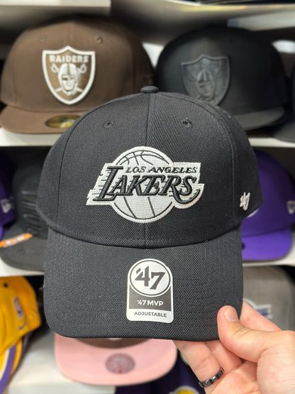 LA Lakers NBA Ball Cap | '47 Brand MVP Adjustable Curve Cap | Color Options