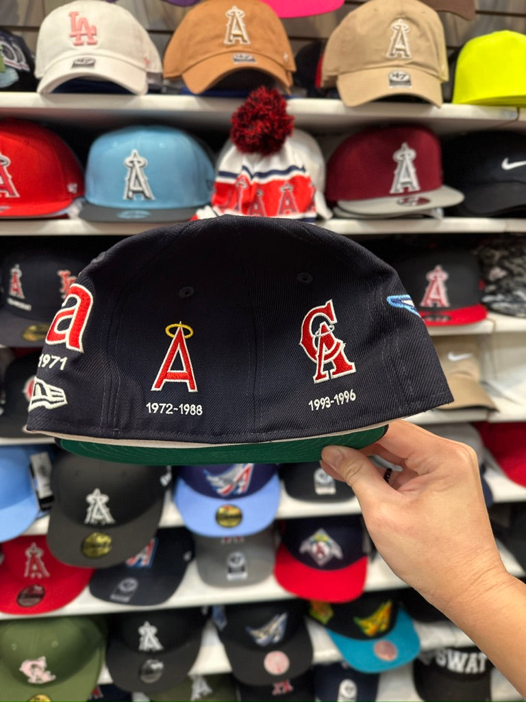 LA Angels MLB Historical Logo | New Era 59FIFTY Fitted Cap | Navy