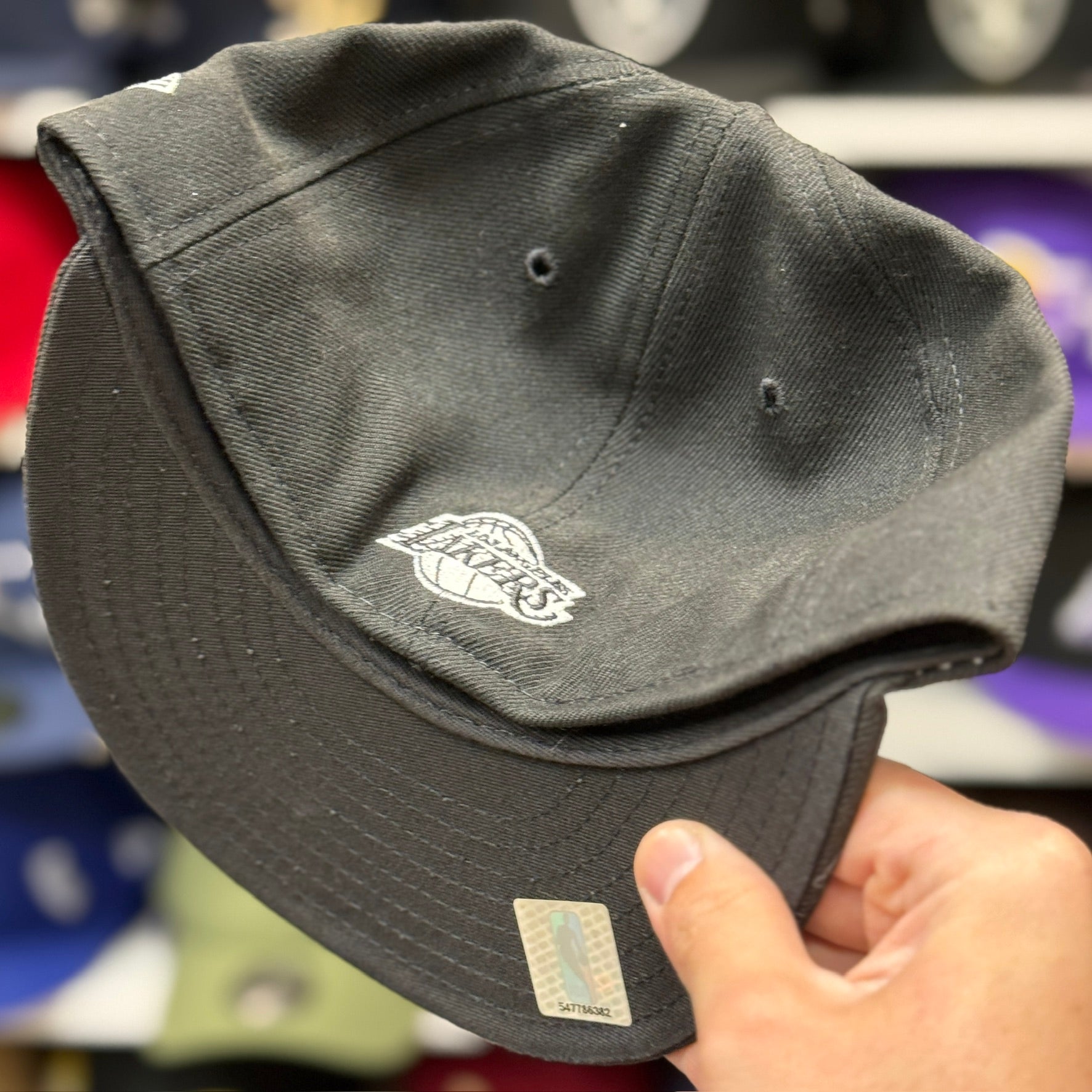 New Era Los Angeles Lakers 'NBA Logo' Black 59FIFTY Fitted Hat