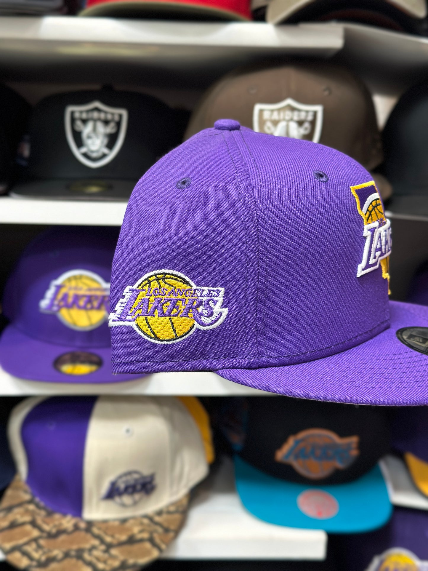 LA Lakers NBA 'Cali State' | New Era 9FIFTY Snapback | Purple