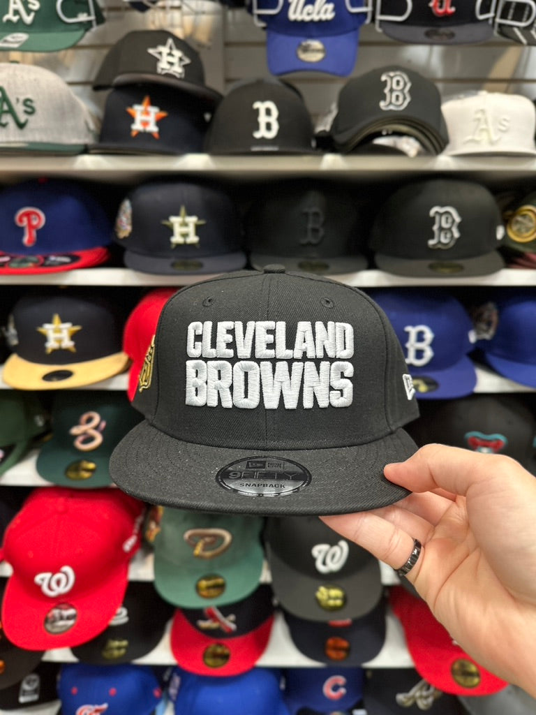 Cleveland Browns NFL Snapback | New Era 9FIFTY Adjustable Snap | Black