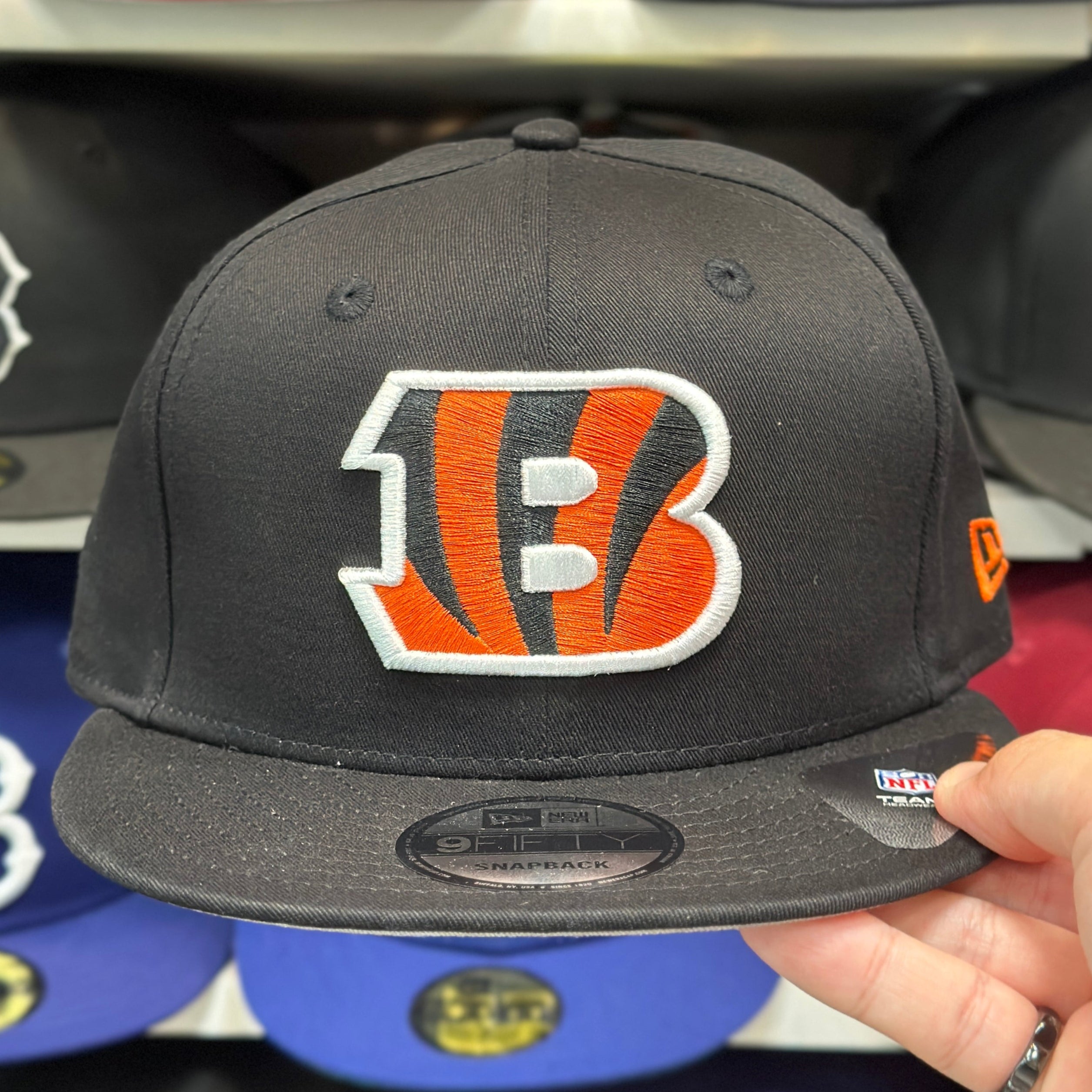 New Era Cincinnati Bengals Black 9FIFTY Snapback - Product Image