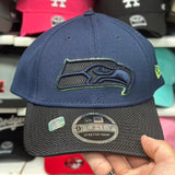 New Era Seattle Seahawks 9FORTY Ball Cap | Dark Blue/Black