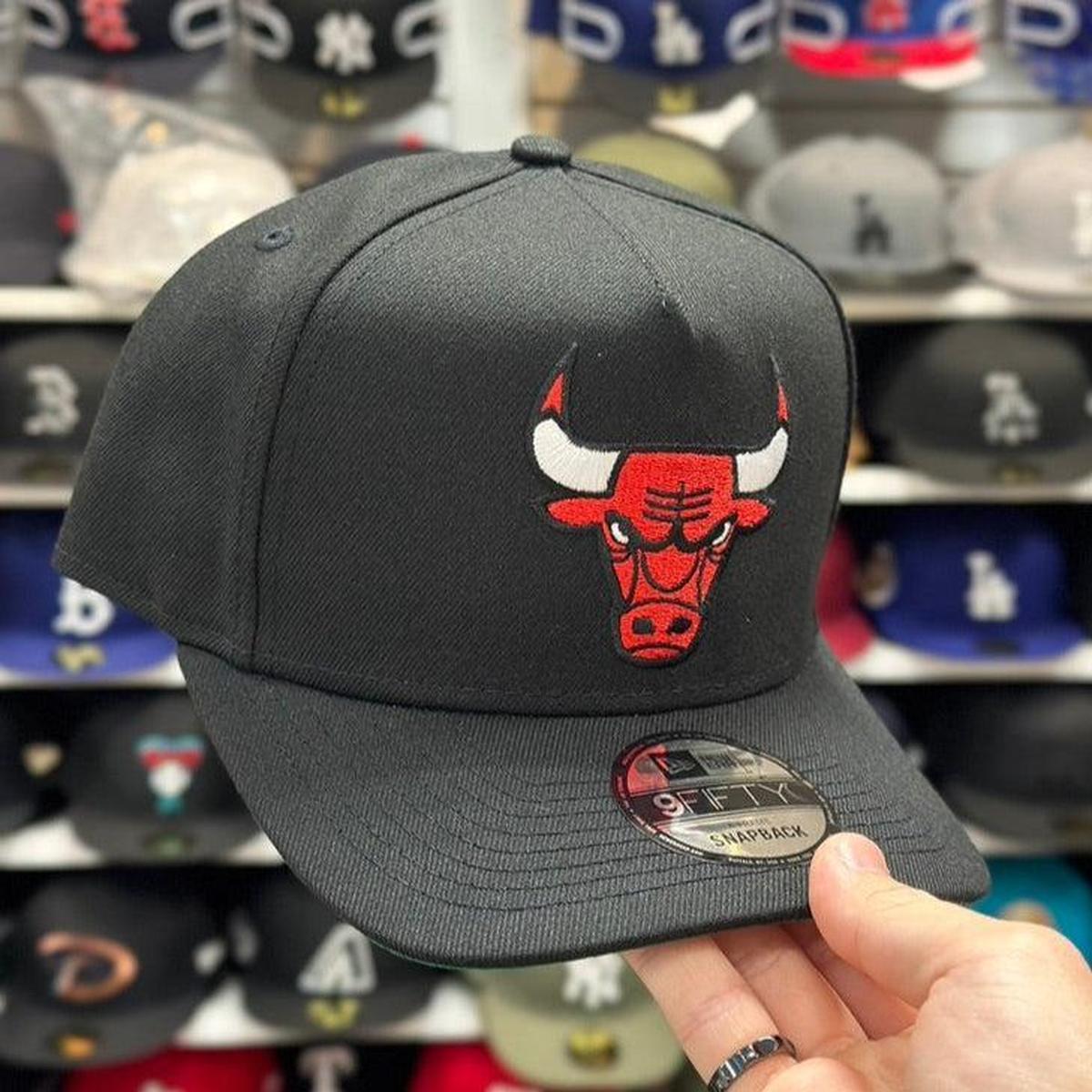 New Era Chicago Bulls A-Frame Black 9FIFTY Snapback - Product Image