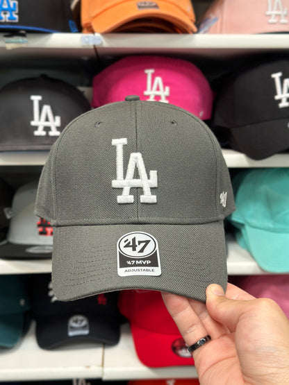 LA Dodgers MLB Ball Cap | '47 Brand MVP Adjustable Curve Cap | Color Options