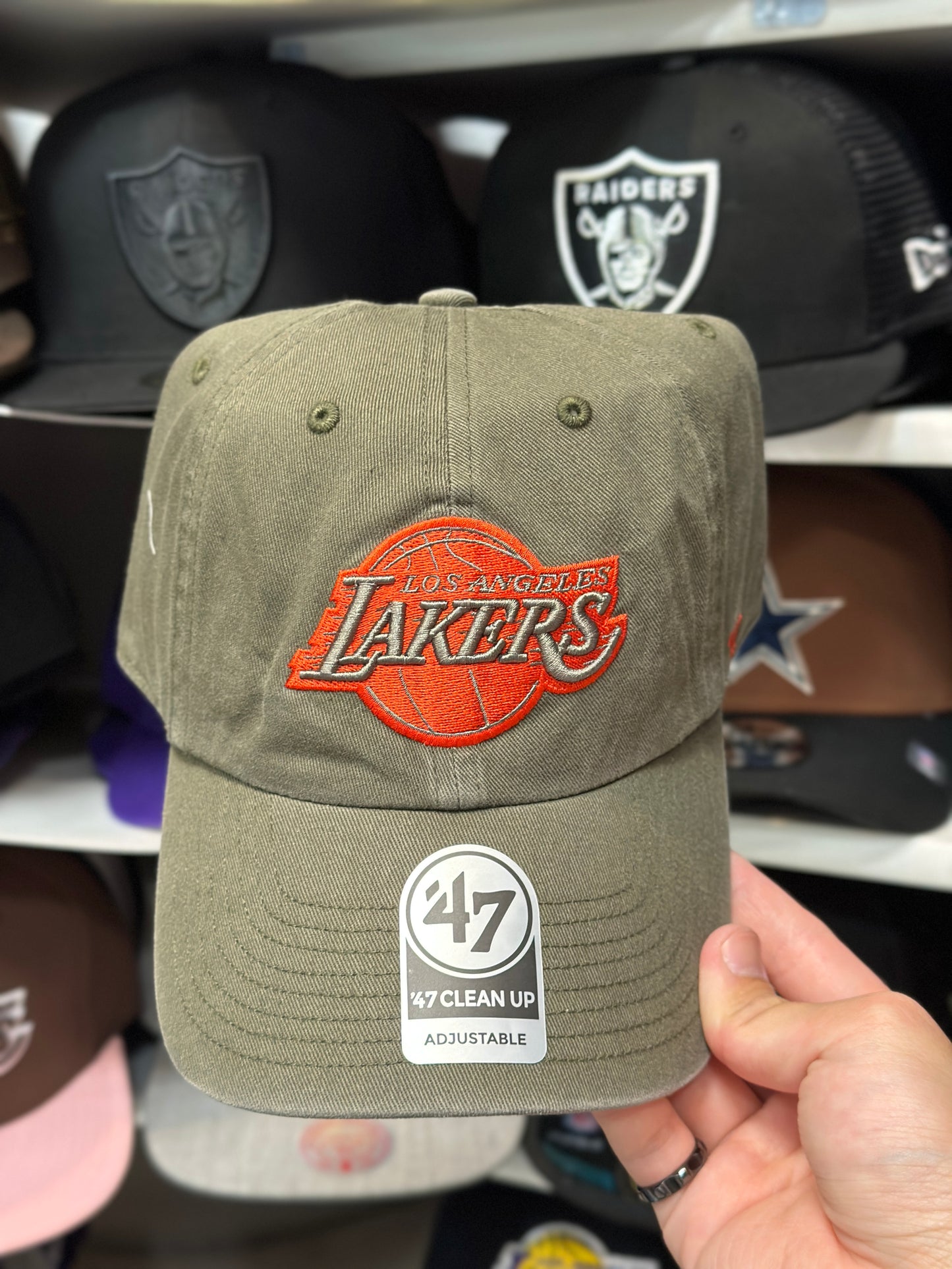 LA Lakers NBA Dad Cap | '47 Brand Clean Up Adjustable Curve Hat | Color Options