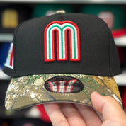 New Era Mexico World Baseball Classics A-Frame Black/Realtree 9FORTY Snapback