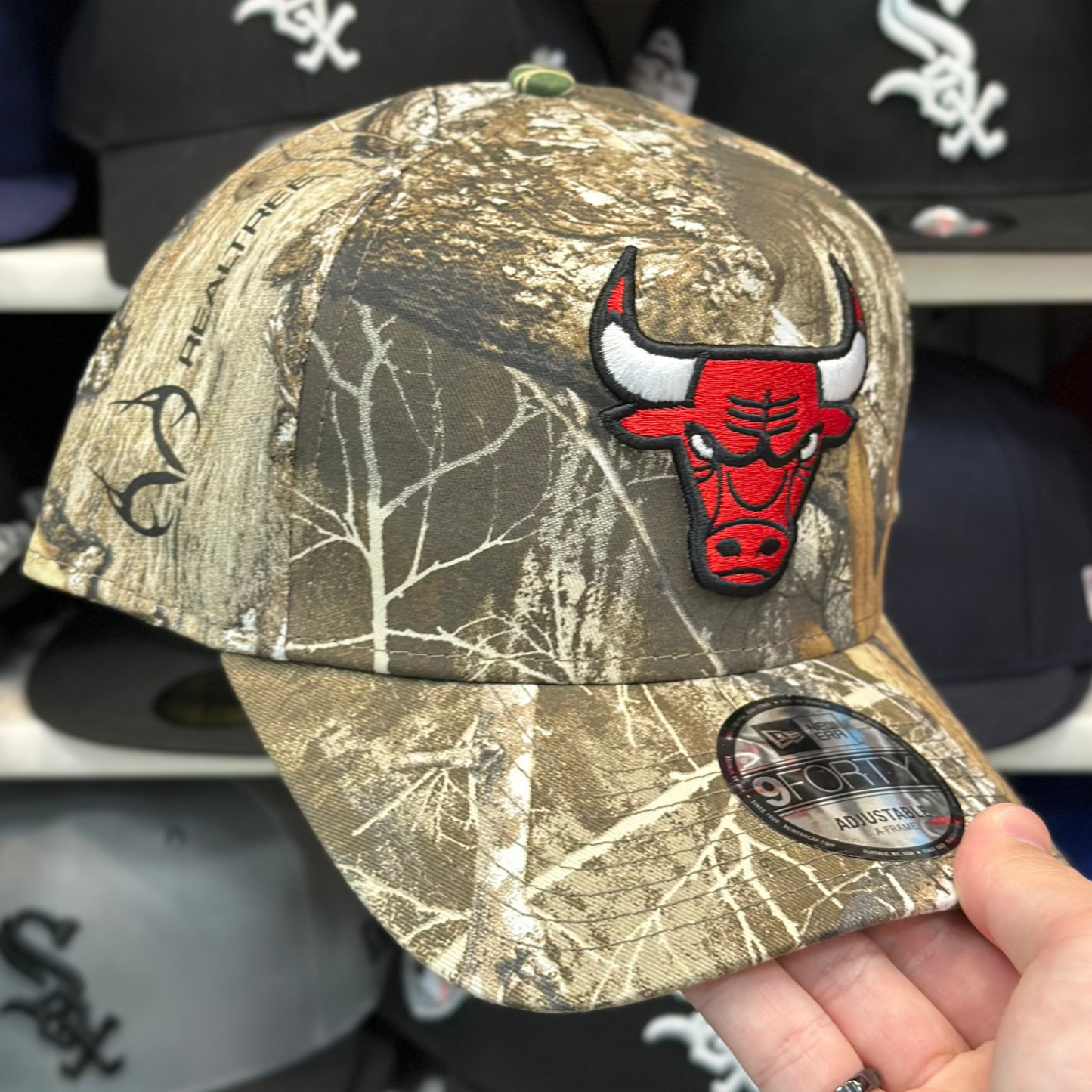 Chicago Bulls NBA A-Frame Snapback | New Era 9FORTY Adjustable Snap | Camouflage