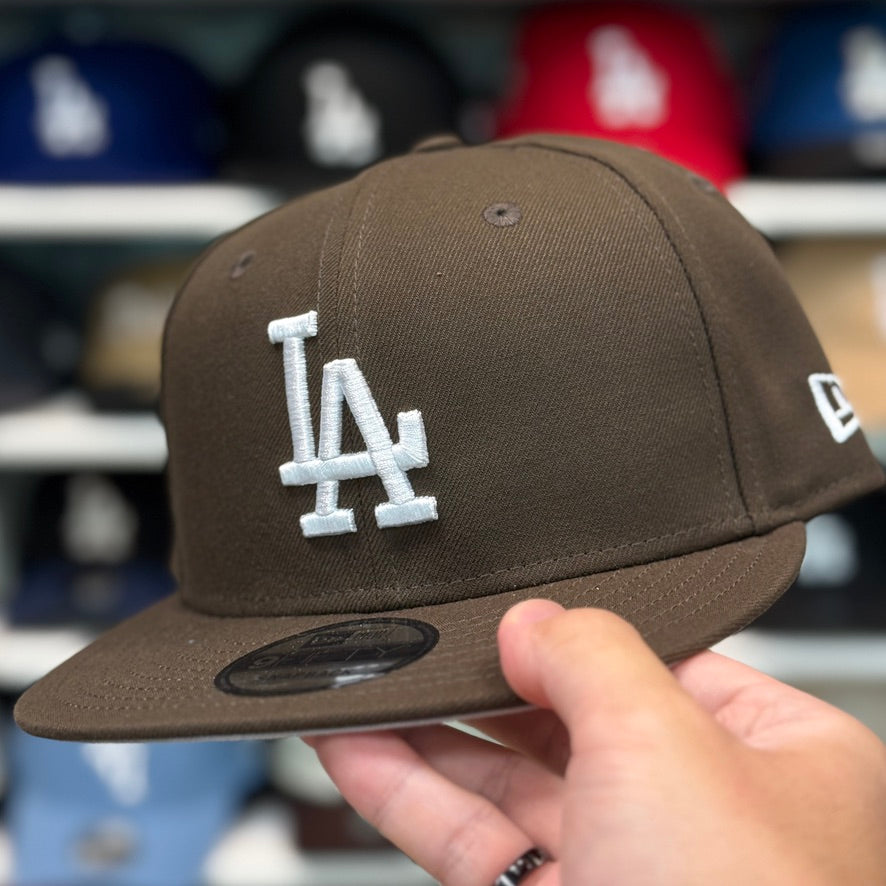 New Era Los Angeles Dodgers Brown 9FIFTY Adjustable Snapback Hat