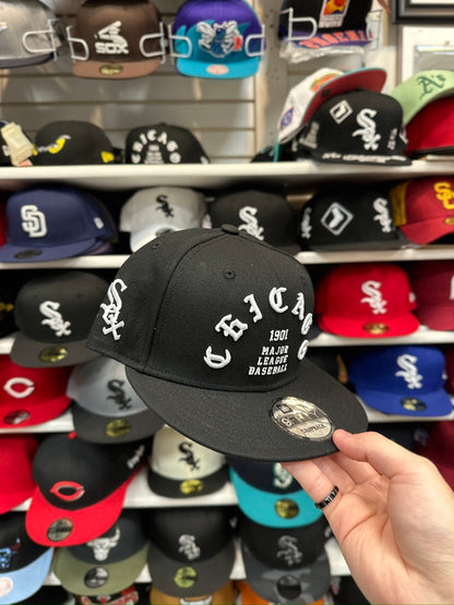 Chicago White Sox MLB Old English | New Era 9FIFTY Snapback | Black