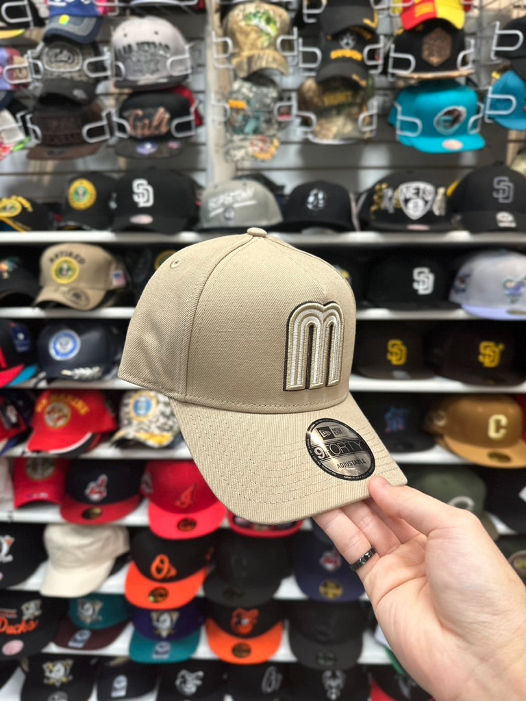 Mexico WBC World Baseball Classic | New Era 9FIFTY A-Frame Snapback | Tan