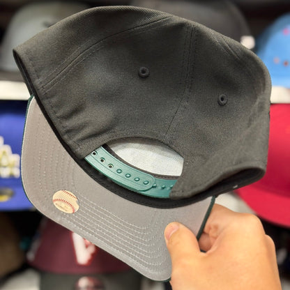 New Era Houston Astros '2022 World Series' A-Frame Black/Green 9FIFTY Snapback - Product Image