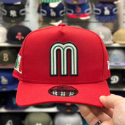 New Era Mexico M 'World Baseball Classic' A-Frame Red 9FIFTY Snapback - Product Image