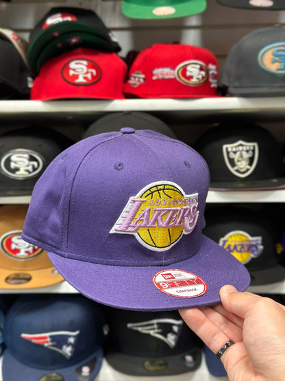 LA Lakers NBA Snapback | New Era 9FIFTY Adjustable Snap | Purple