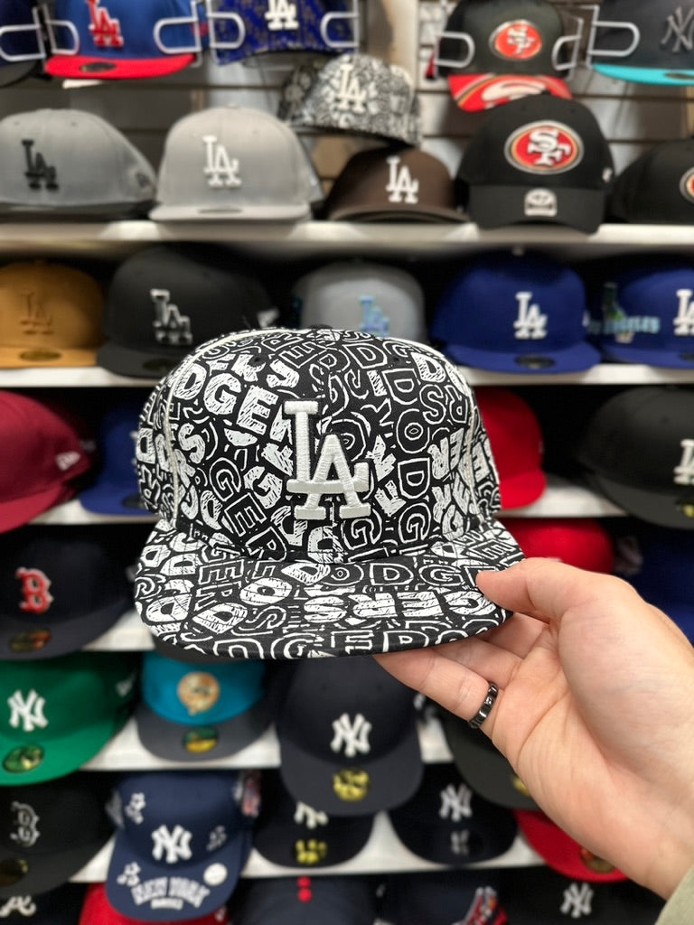 LA Dodgers MLB Vintage Rorschach | New Era 59FIFTY Fitted | White