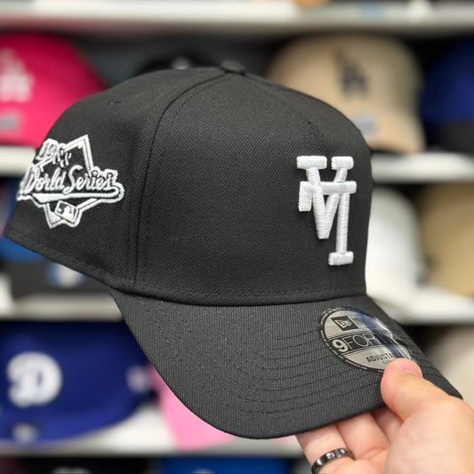 New Era Los Angeles Dodgers '1988 WS Upside Down Logo' A-Frame 9FORTY Snapback Black
