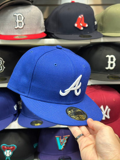 Atlanta Braves MLB Fitted Cap | New Era 59FIFTY Sized Cap | Blue