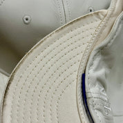 Oakland Raiders 'Full Leather' All White Reebok Fitted Hat - Product Image