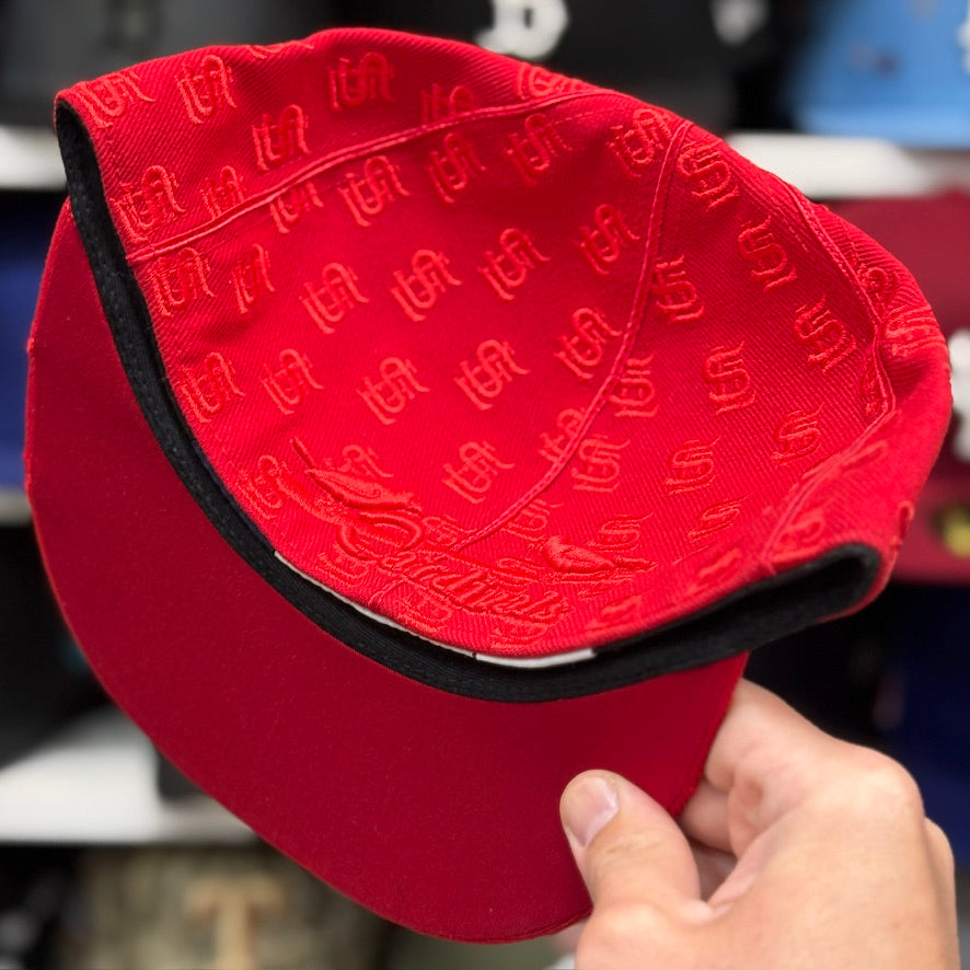 St. Louis Cardinals 'Monogram' Red American Needle Fitted Hat