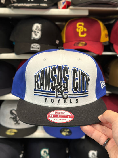 Kansas City Royals MLB Snapback | New Era 9FIFTY Adjustable Cap | White/Black