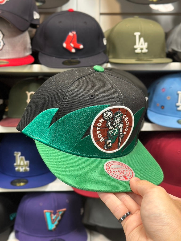 Boston Celtics NBA Snapback | Vintage Mitchell & Ness Original Fit Adjustable Hat | Multicolor