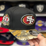 New Era San Francisco 49ers '60 Seasons' A-Frame Black/Realtree Camo 9FIFTY Snapback