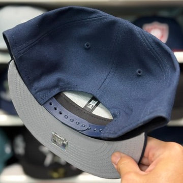 New Era Dallas Cowboys 'Script Logo' Navy/Silver 9FIFTY Snapback