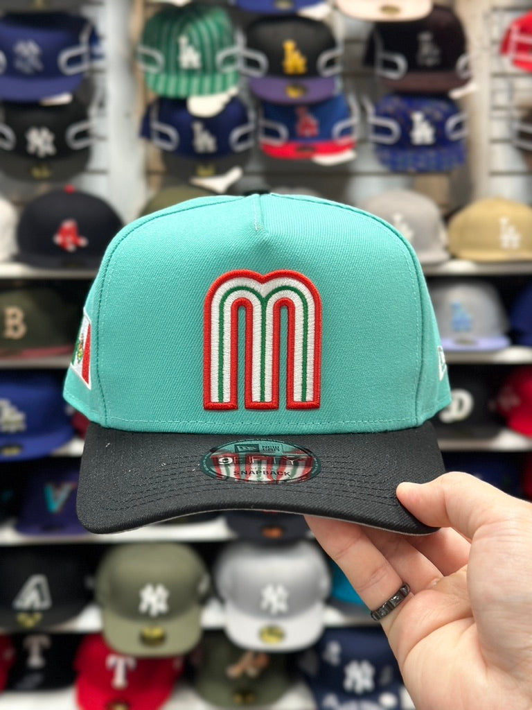 Mexico WBC World Baseball Classic | New Era 9FIFTY A-Frame Snapback | Teal/Black