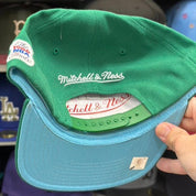 Boston Celtics Green/Yellow Mitchell & Ness Snapback - Product Image