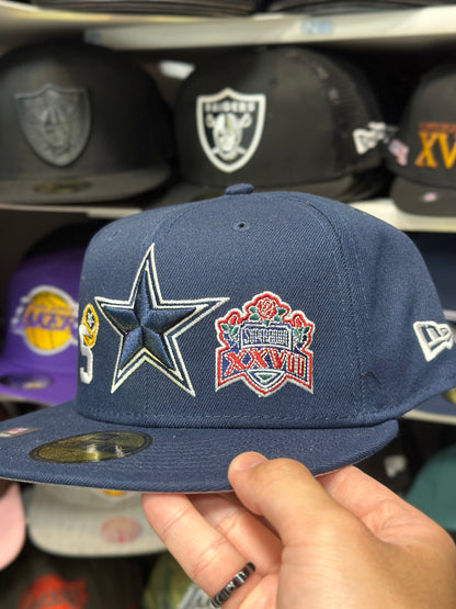 Dallas Cowboys NFL Themed Patches | New Era 59FIFTY Fitted Cap | Navy