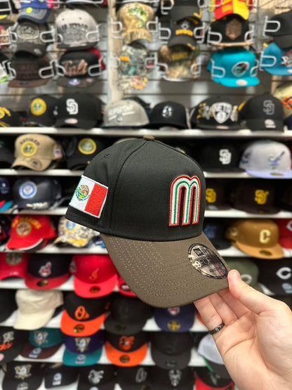 Mexico WBC World Baseball Classic | New Era 9FIFTY A-Frame Snapback | Black/Brown