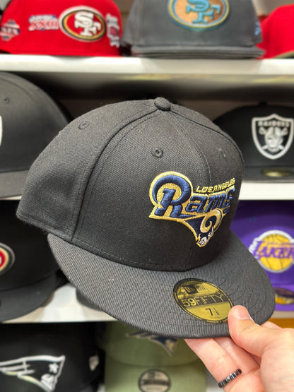 LA Rams NFL Fitted Hat | Classic New Era 59FIFTY Sized Cap | Color Options