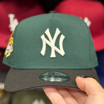 New Era New York Yankees '1999 World Series' A-Frame Dark Green/Black 9FIFTY Snapback - Product Image