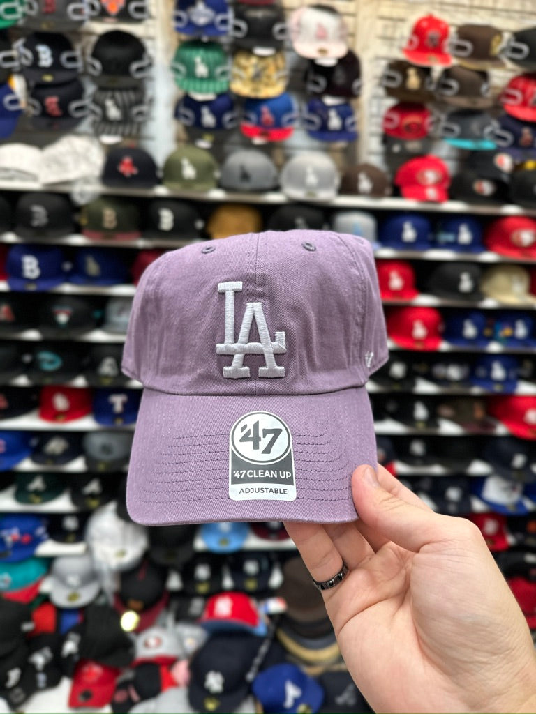 LA Dodgers MLB Dad Cap | '47 Brand Clean Up Adjustable Curve Hat | Color Options