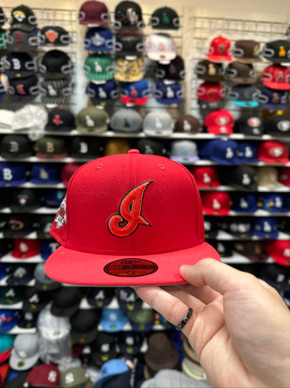 Cleveland Indians MLB Jacobs Field Patch | New Era 59FIFTY Fitted Cap | Red