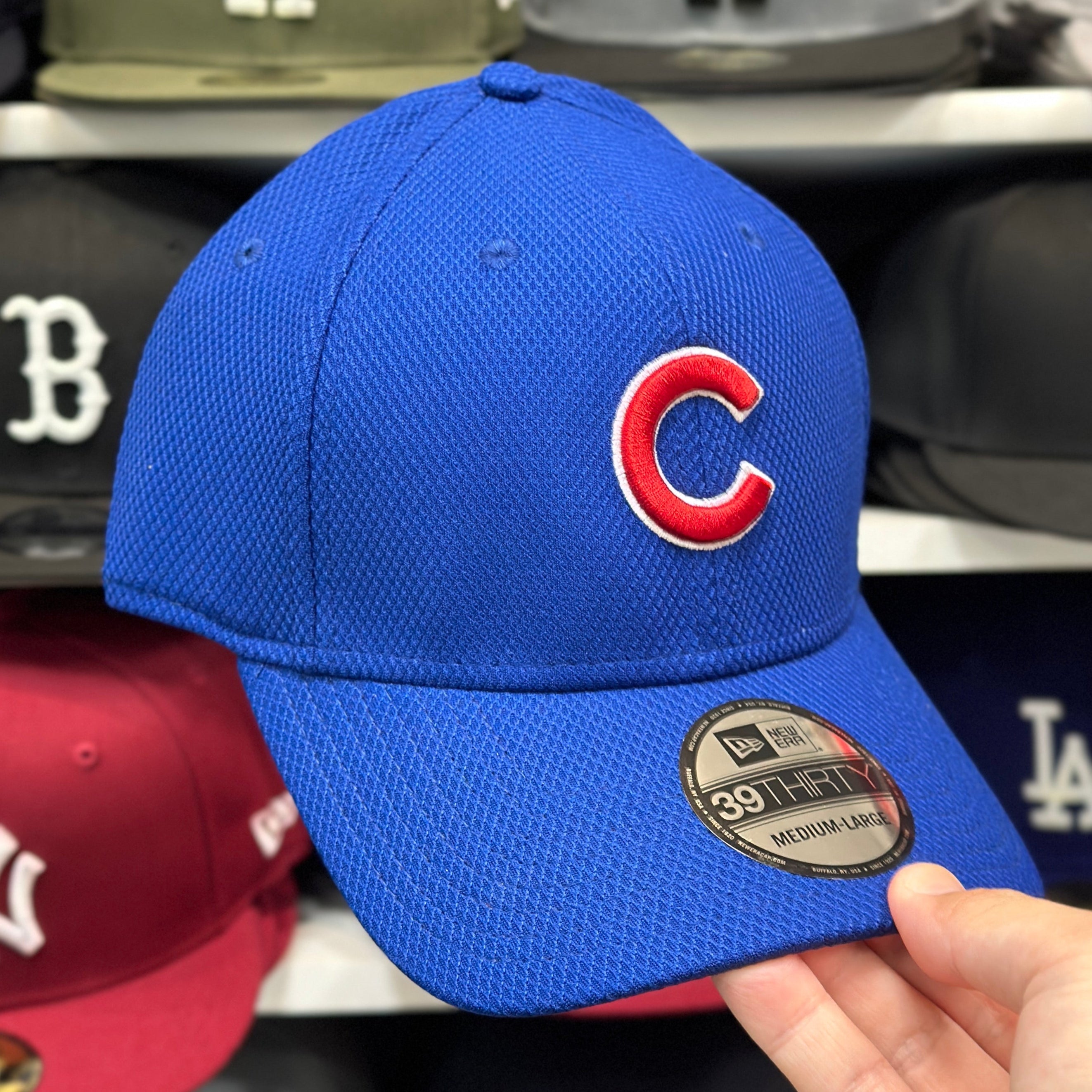 New Era Chicago Cubs 39THIRTY Ball Cap Blue - Product Image