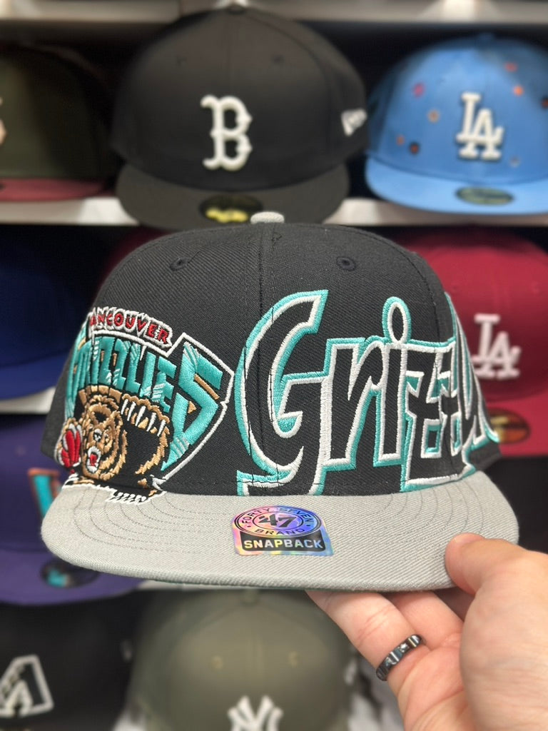 Vancouver Grizzlies NBA Snapback | Vintage '47 Brand Captain Adjustable Snap | Color Options