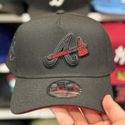 New Era Atlanta Braves '2017 Inaugural Season' A-Frame Black 9FORTY Snapback - Product Image