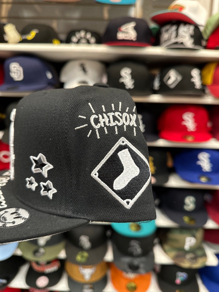 Chicago White Sox MLB Celebratory Patch | Mitchell & Ness Rare Snapback | Black