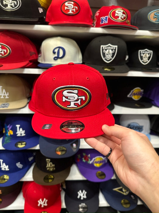 San Francisco 49ers NFL | New Era Fitted 59FIFTY Fitted & 9FIFTY Snapback | Red